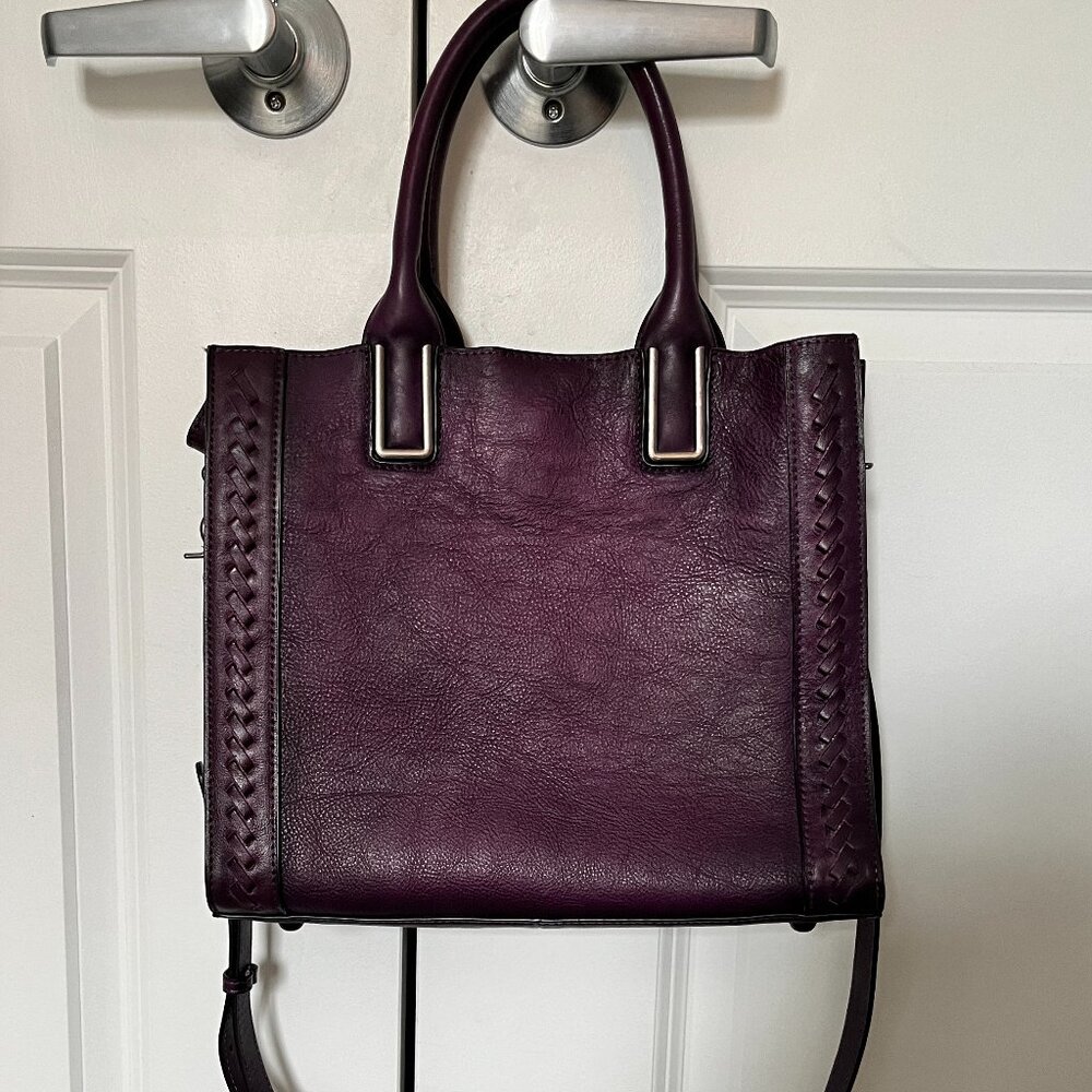 LRTO Eggplant Crossbody Satchel